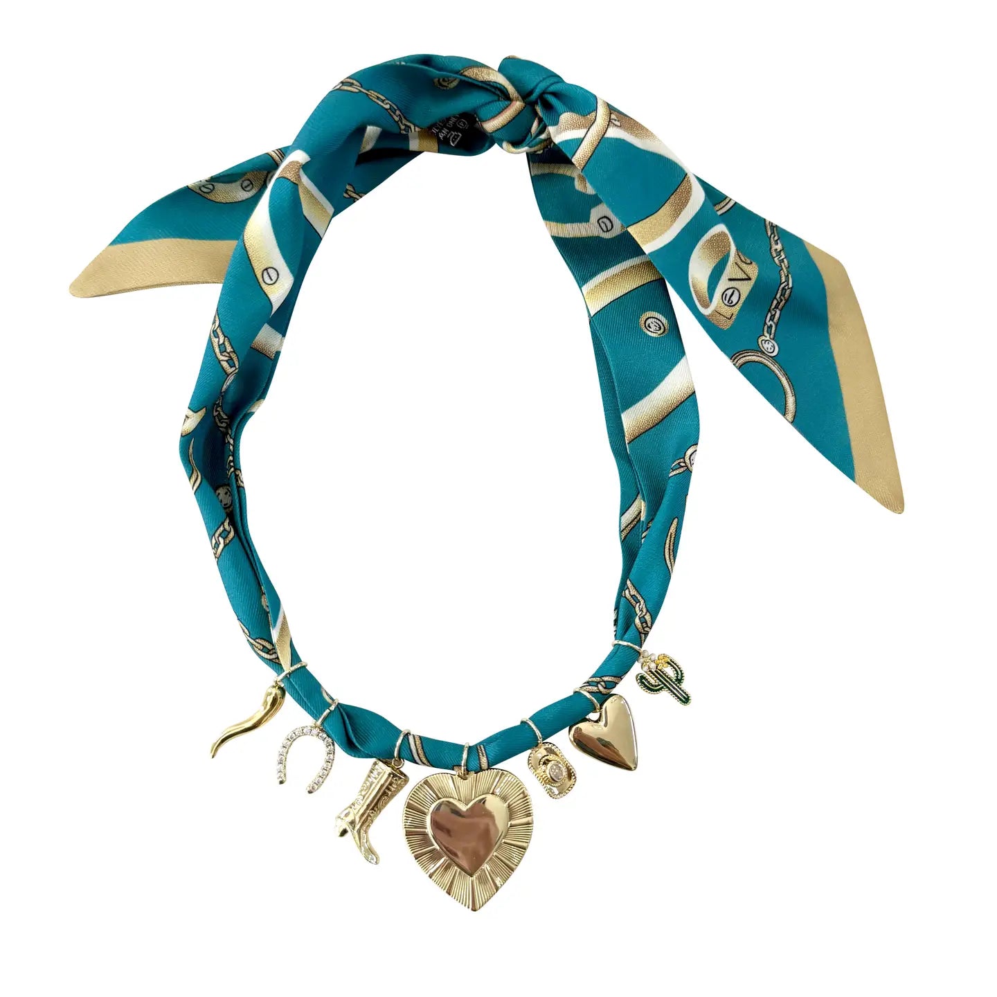 Charm Wrangler Scarf Necklace