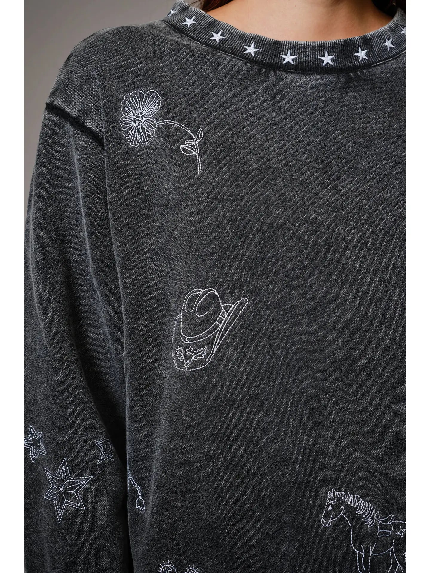 Starlit Range Embroidered Sweatshirt