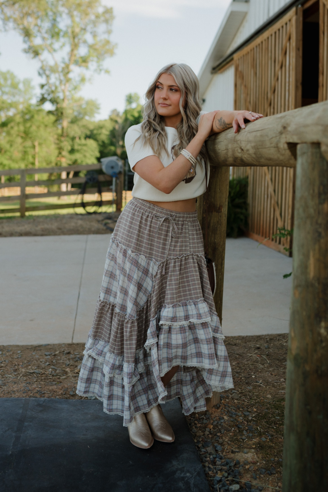 Prairie Moon Patchwork Skirt