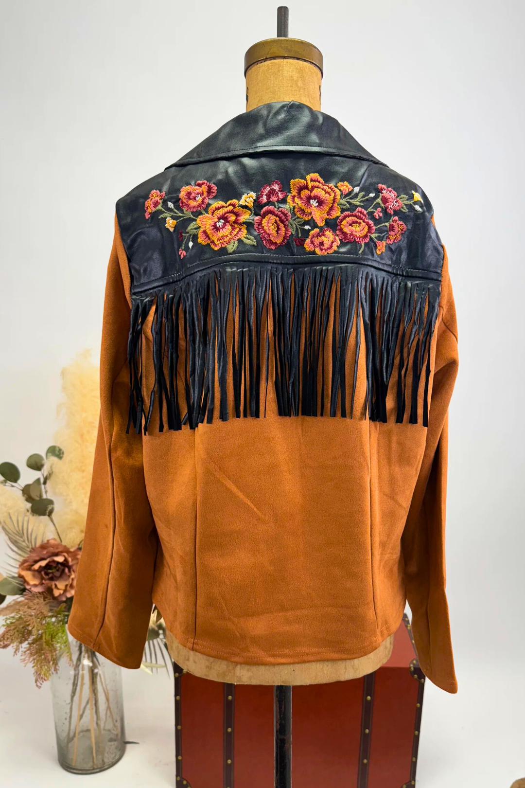 Wild Rose Fringe Jacket