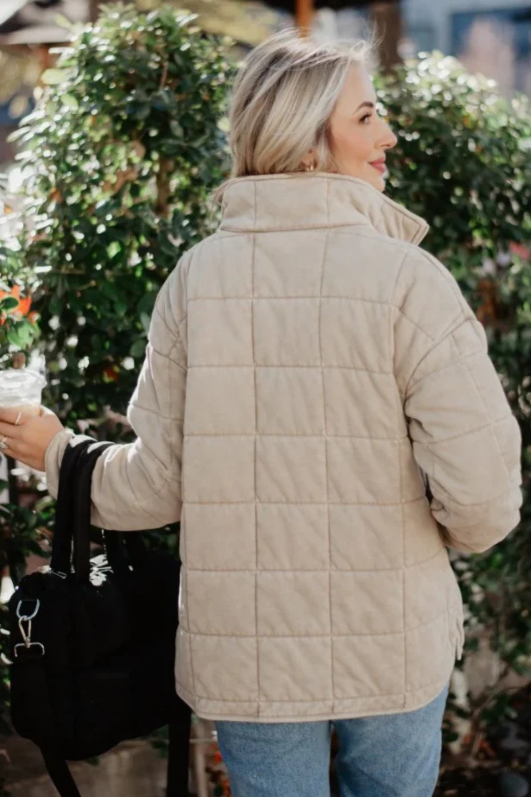 Sandstone Wash Quilted Jacket