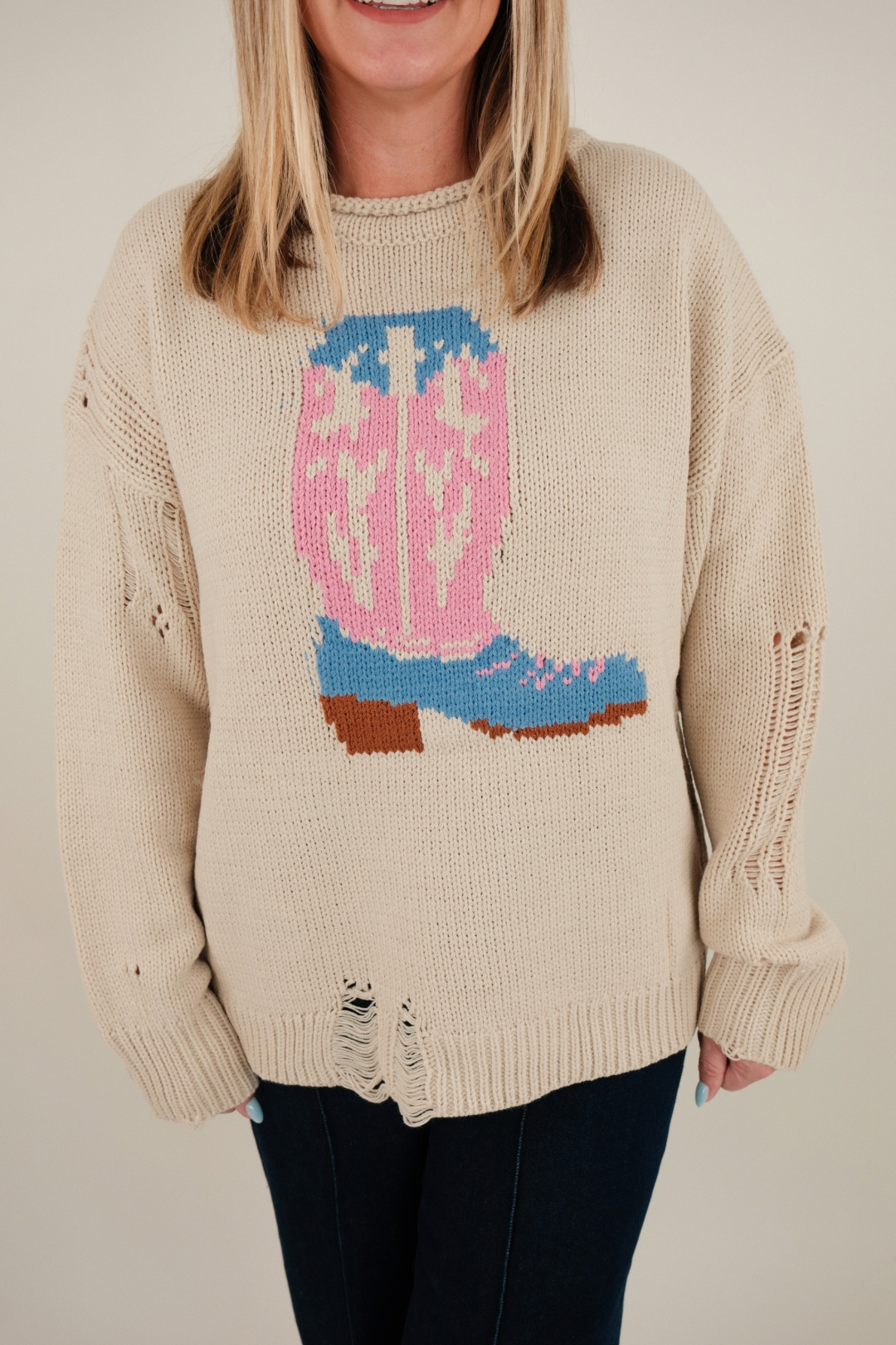 Boots & Dreams Knit Sweater