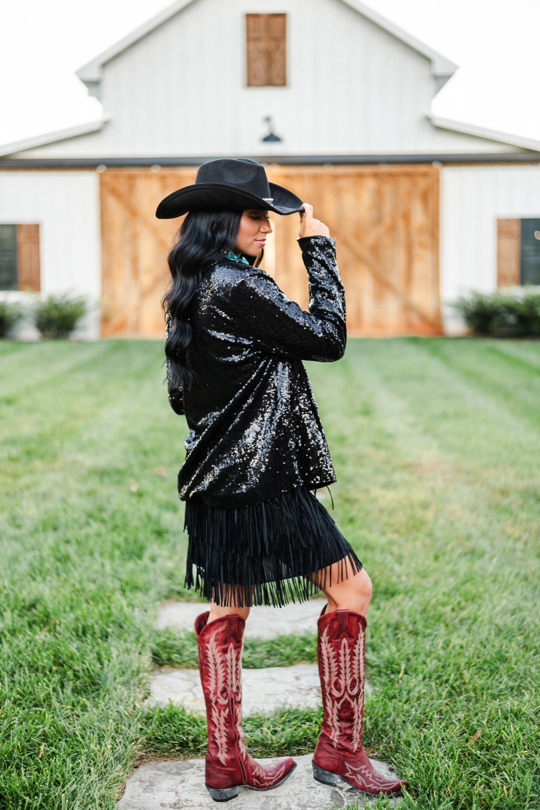 Honky Tonk Lights Sequin Blazer