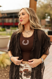 Lucky Charm Ribbed Racerback Tank