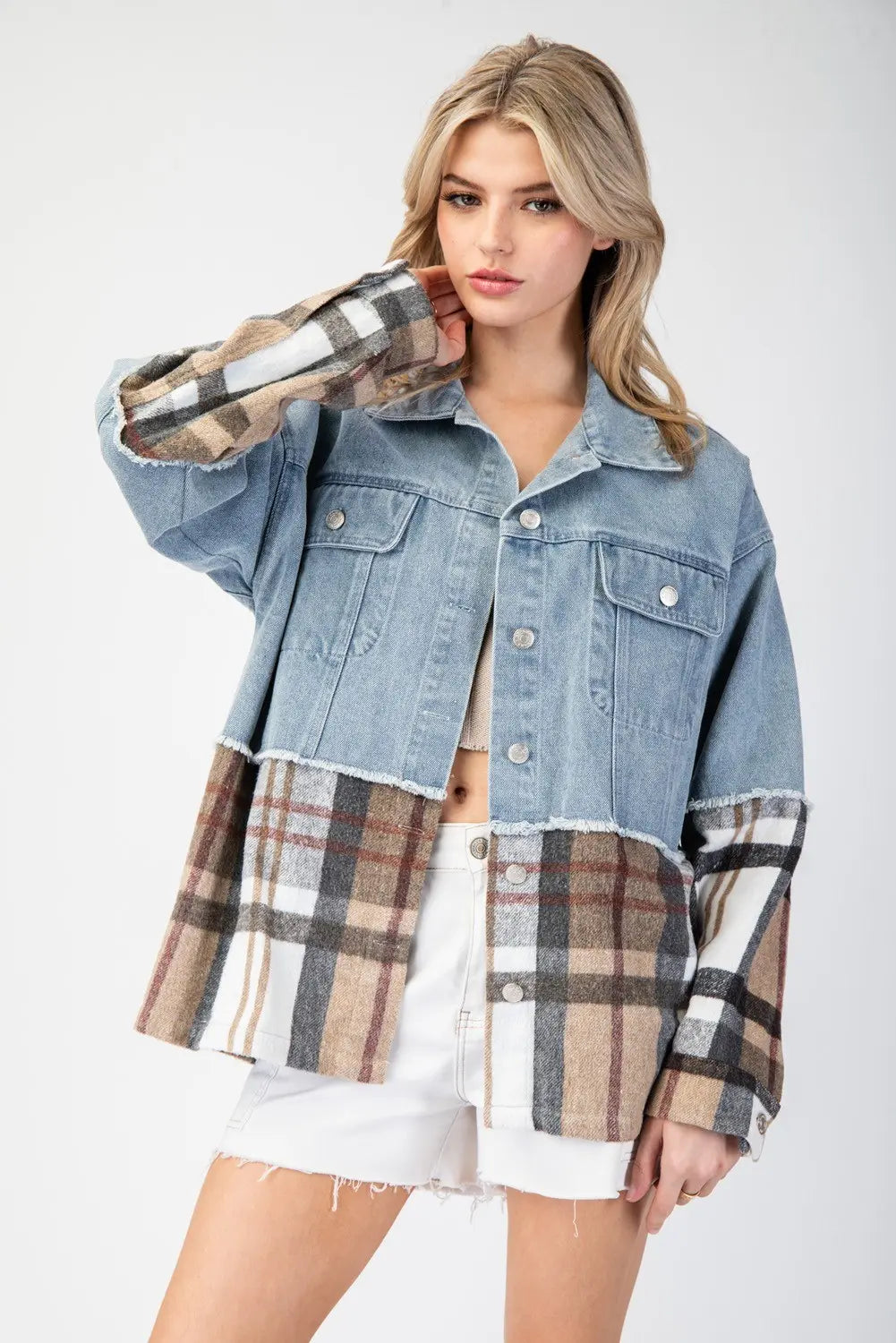 The Rustler Denim & Flannel Jacket