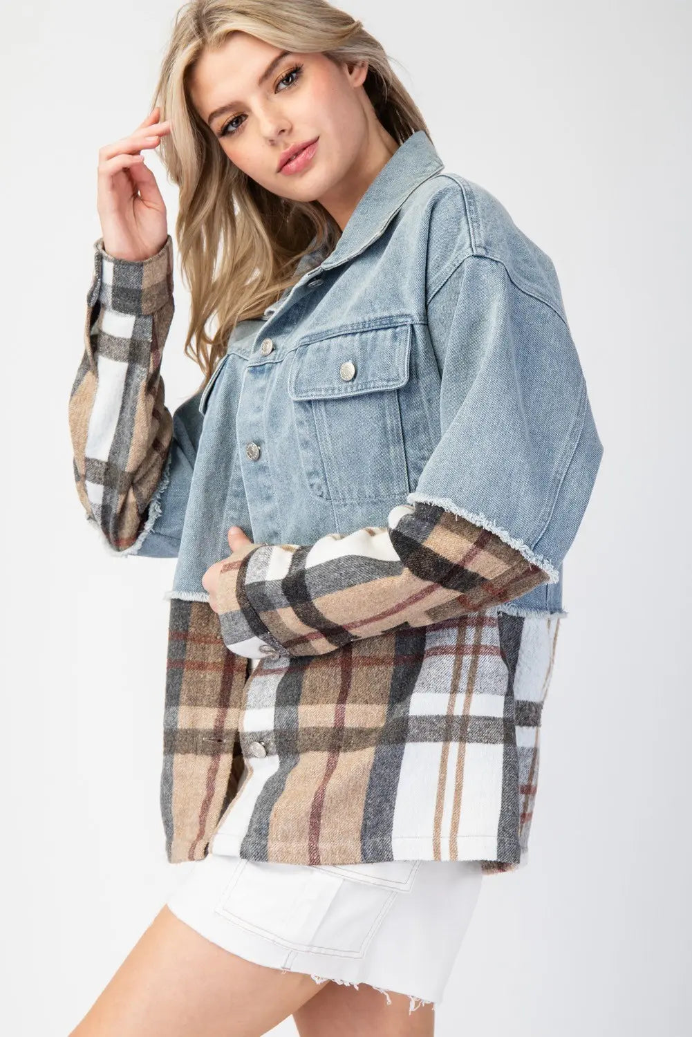 Rustler Jean Jacket The Rustler Denim & Flannel Jacket – Cowgirl Society & Co