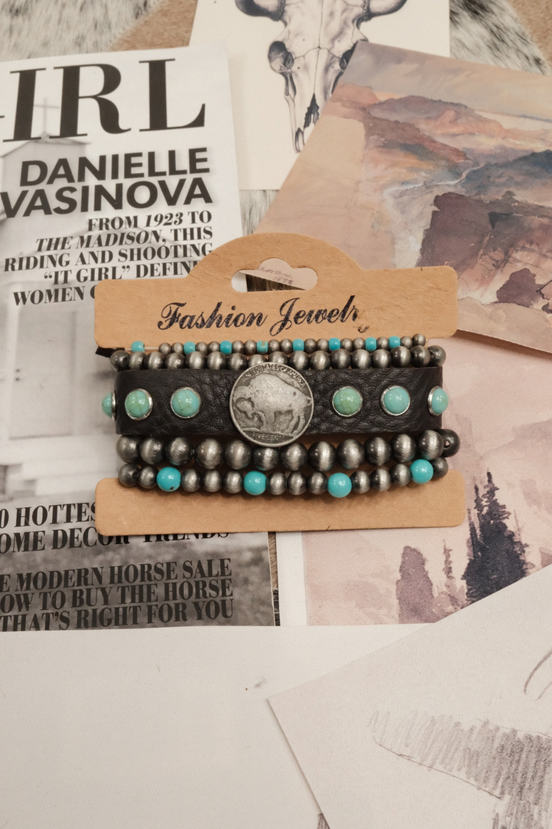 Buffalo Spirit Bracelet Stack