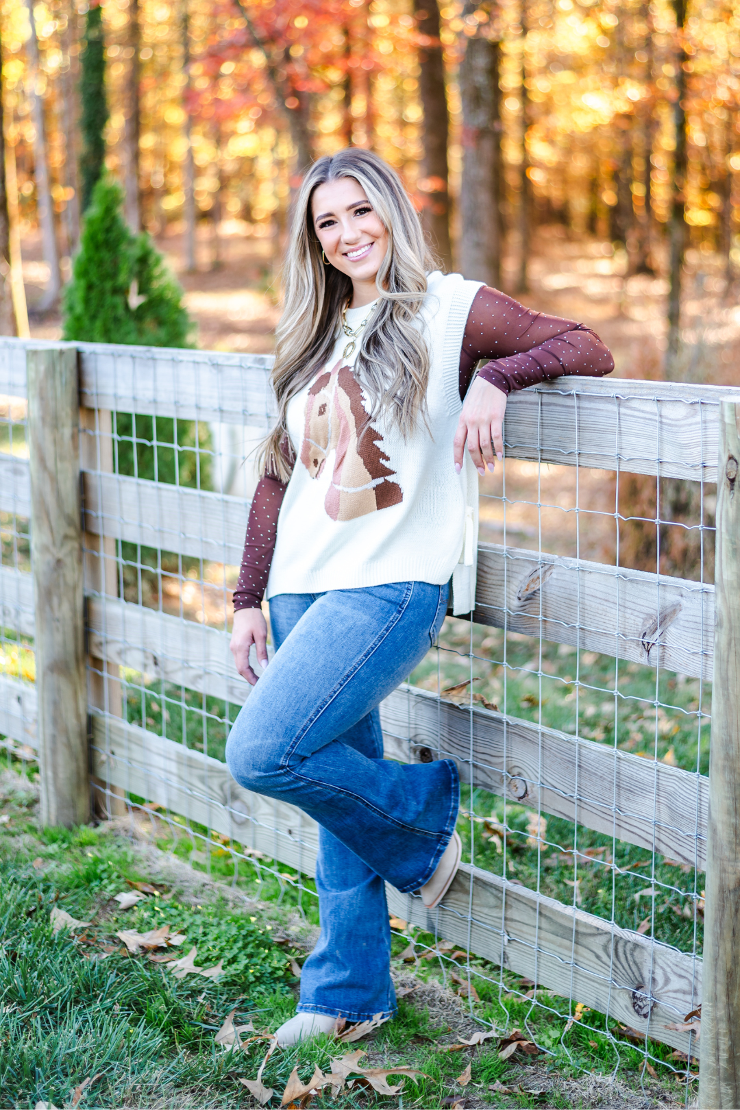 Sagebrush High Rise Flare Jeans