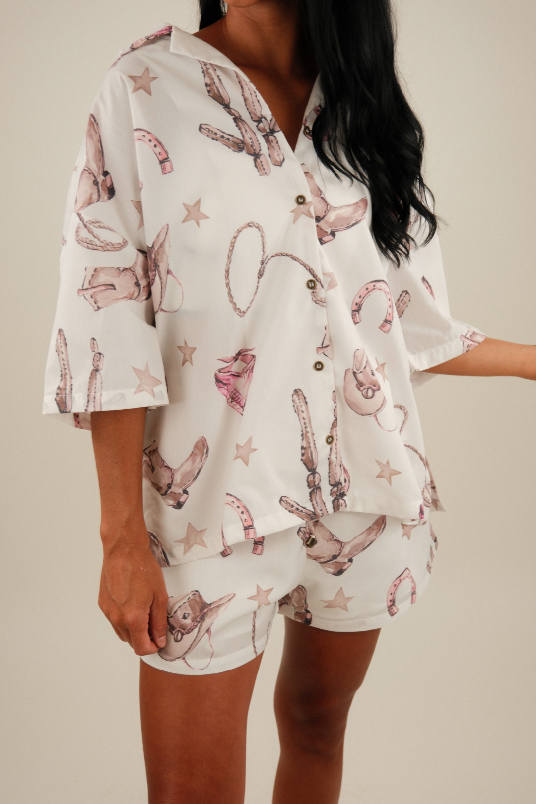 Dusty Moon Pajama Set