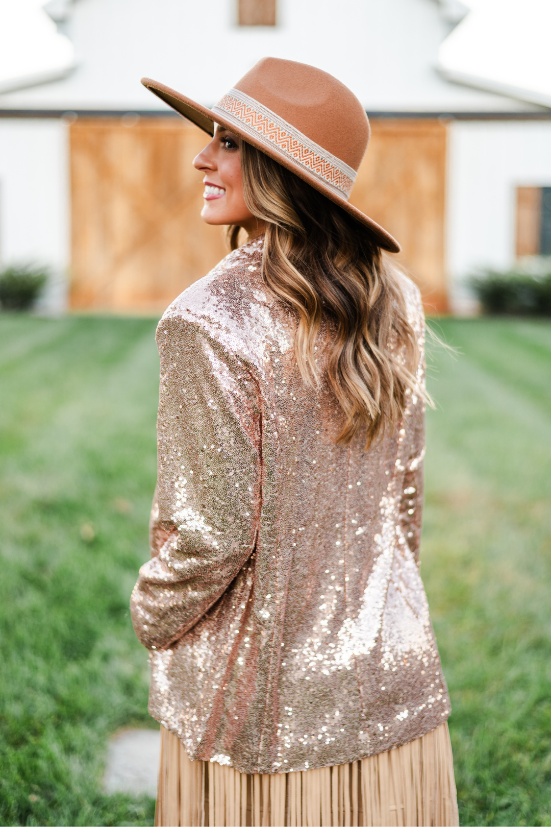 Honky Tonk Lights Sequin Blazer