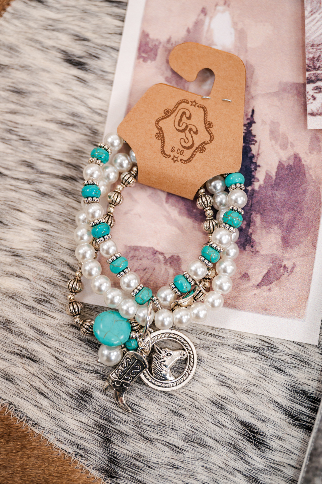 Rodeo Trio Charm Bracelet Stack