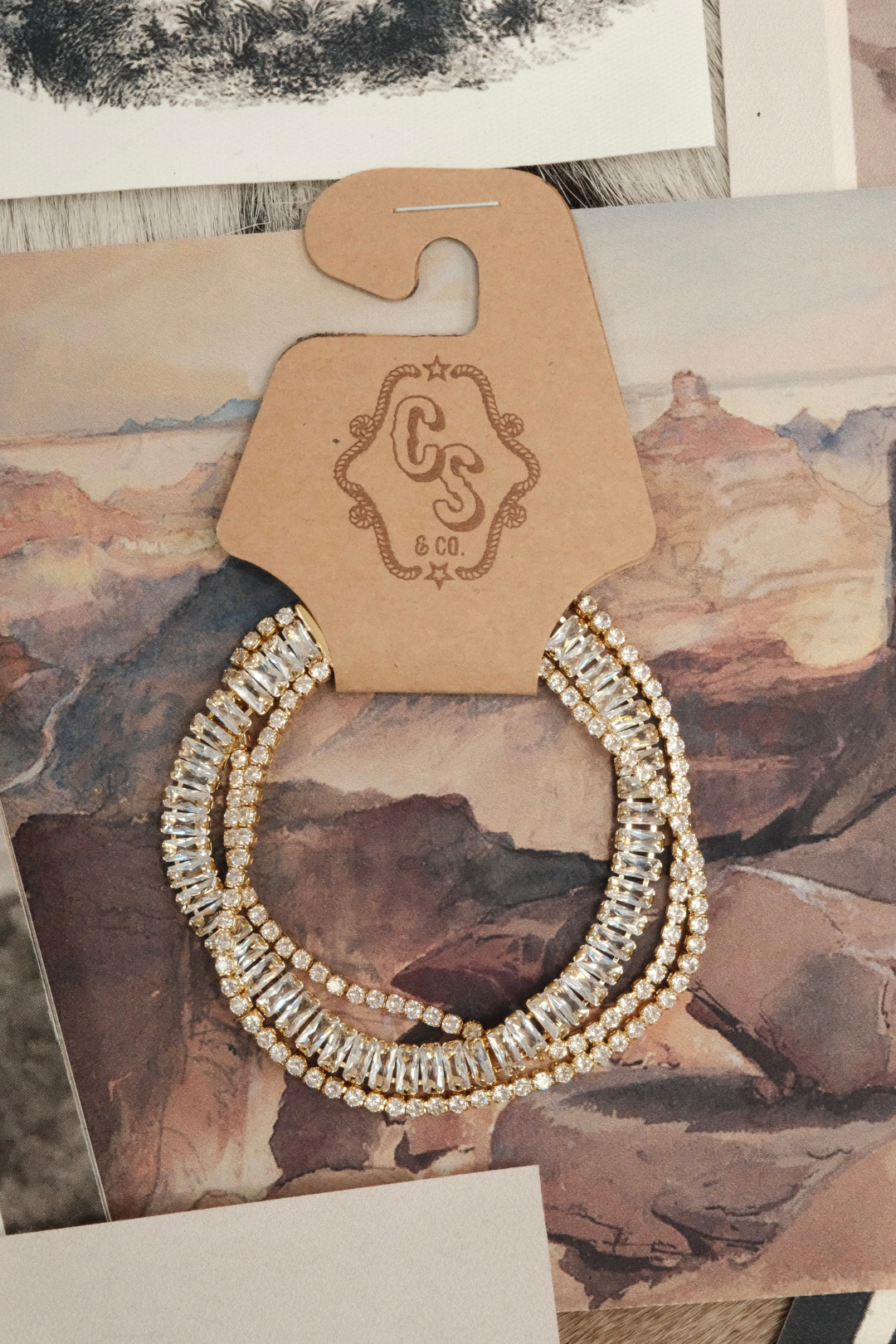 Triple Shine Tennis Bracelet