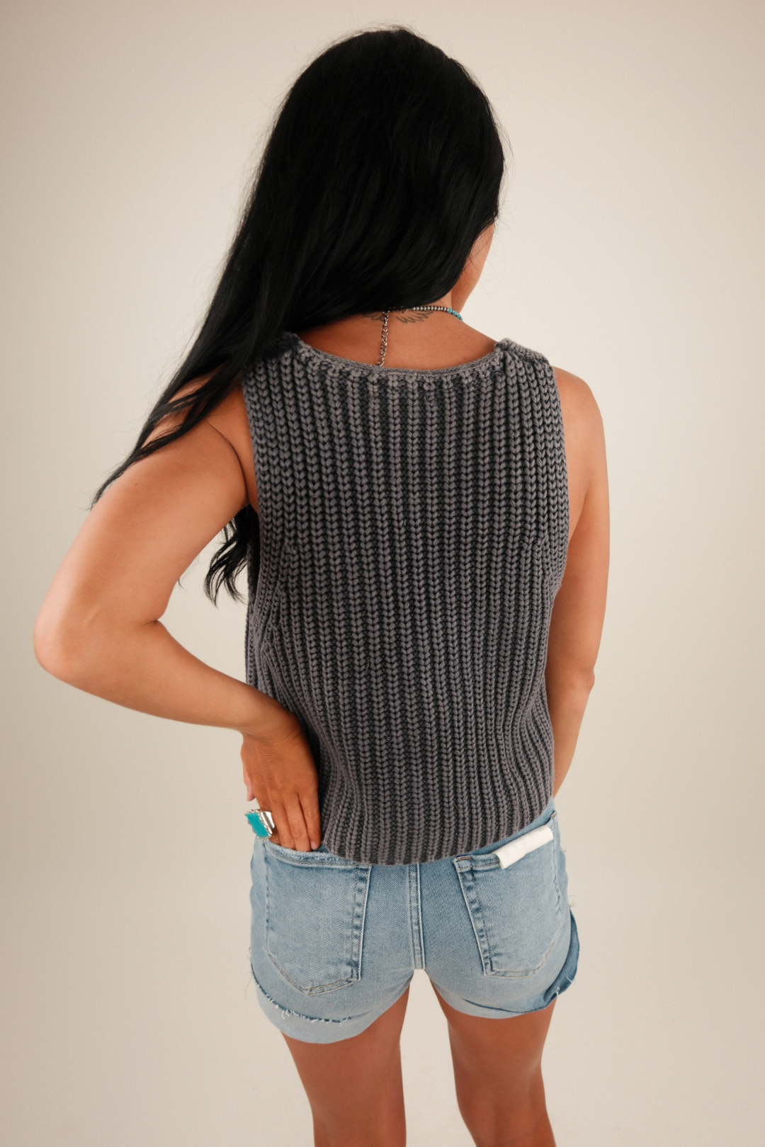 Ink Trails Knit Vest