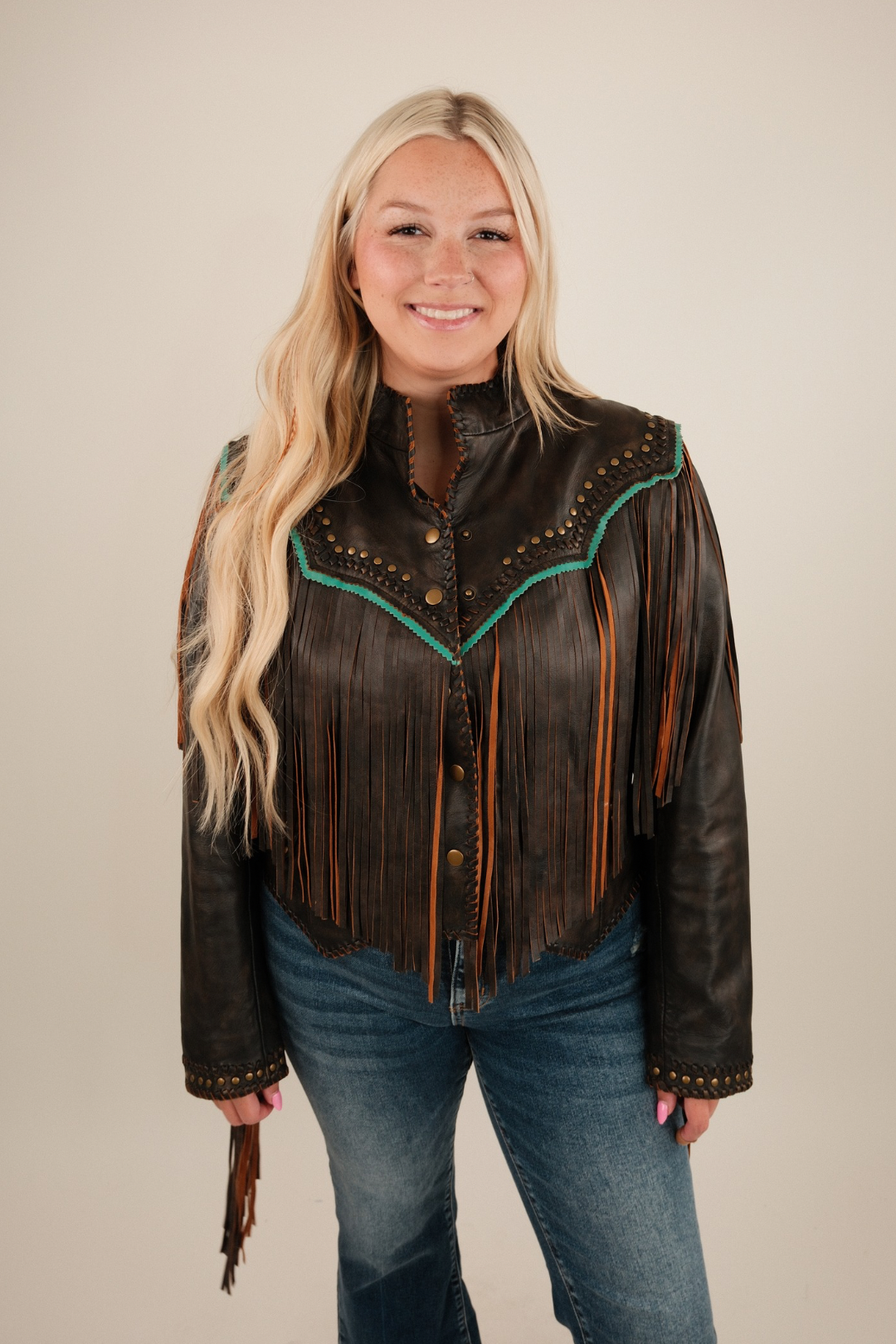 Sundance Fringe Leather Jacket
