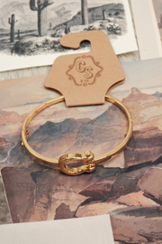 Golden Stirrup Bangle