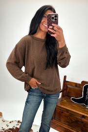 Prairie Cloud Fuzzy Sweater