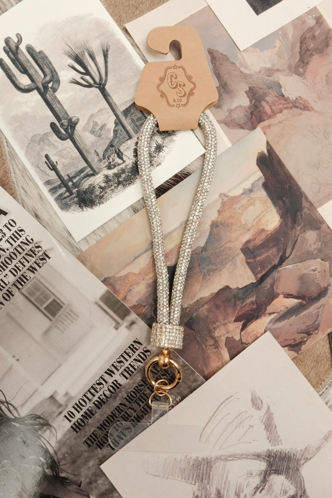 Rhinestone Rodeo Lanyard & Wristlet