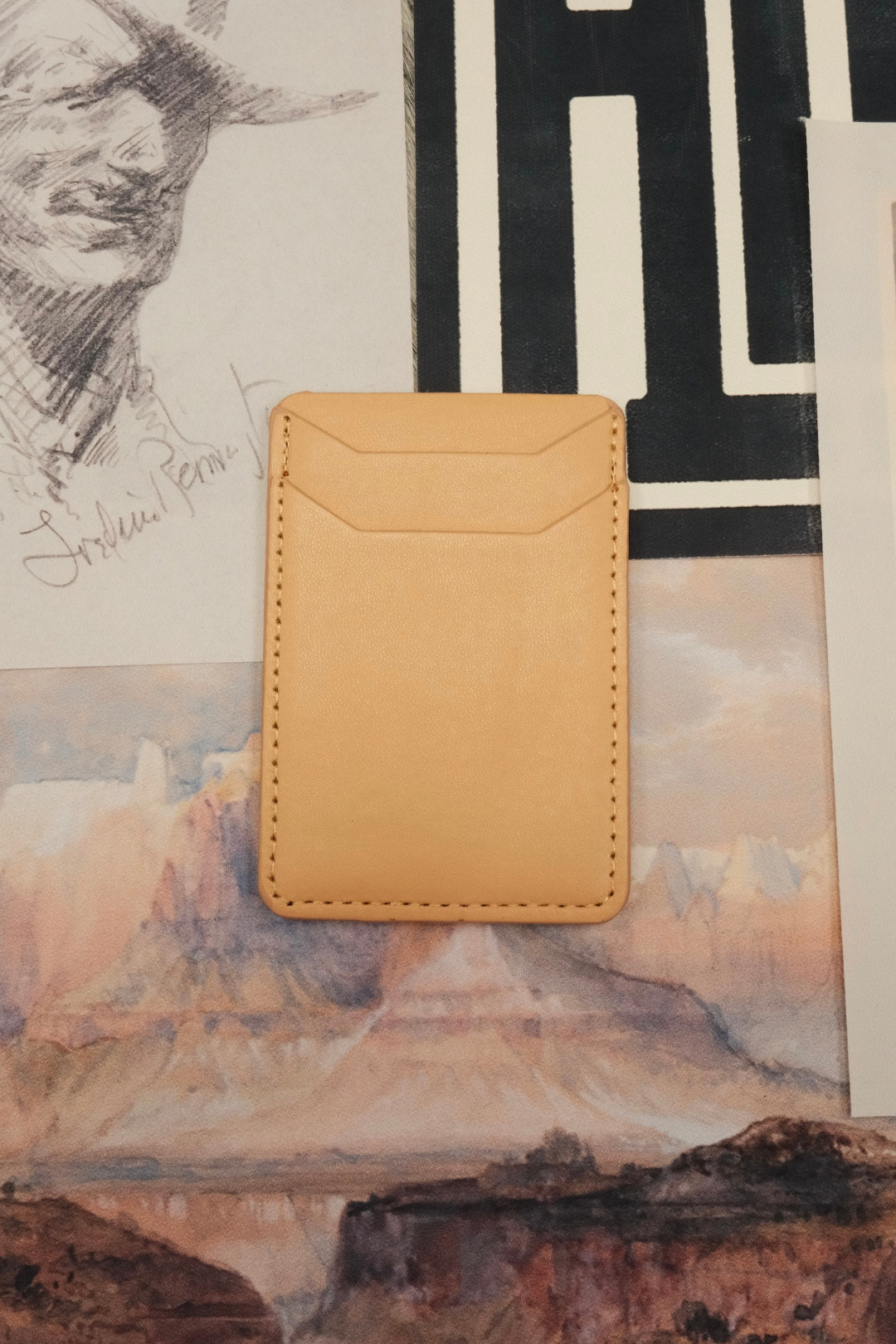 Rodeo-Ready Stick-On Card Holder