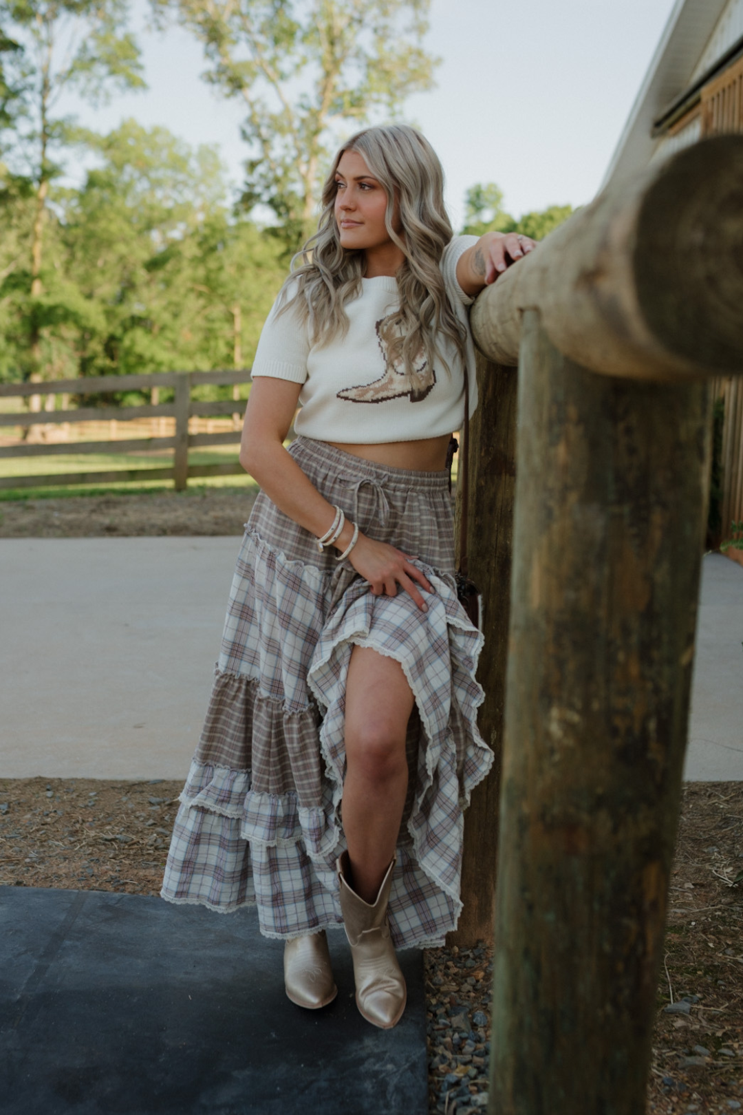 Prairie Moon Patchwork Skirt