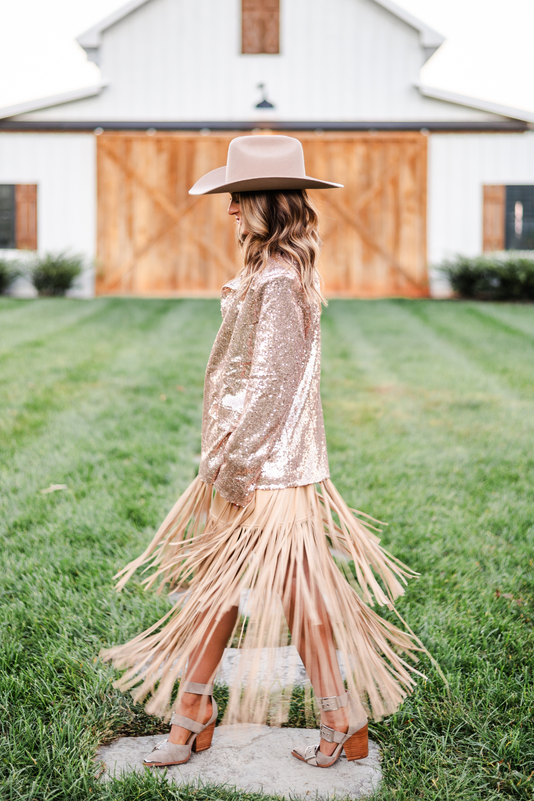 Frontier Fringe Maxi Skirt