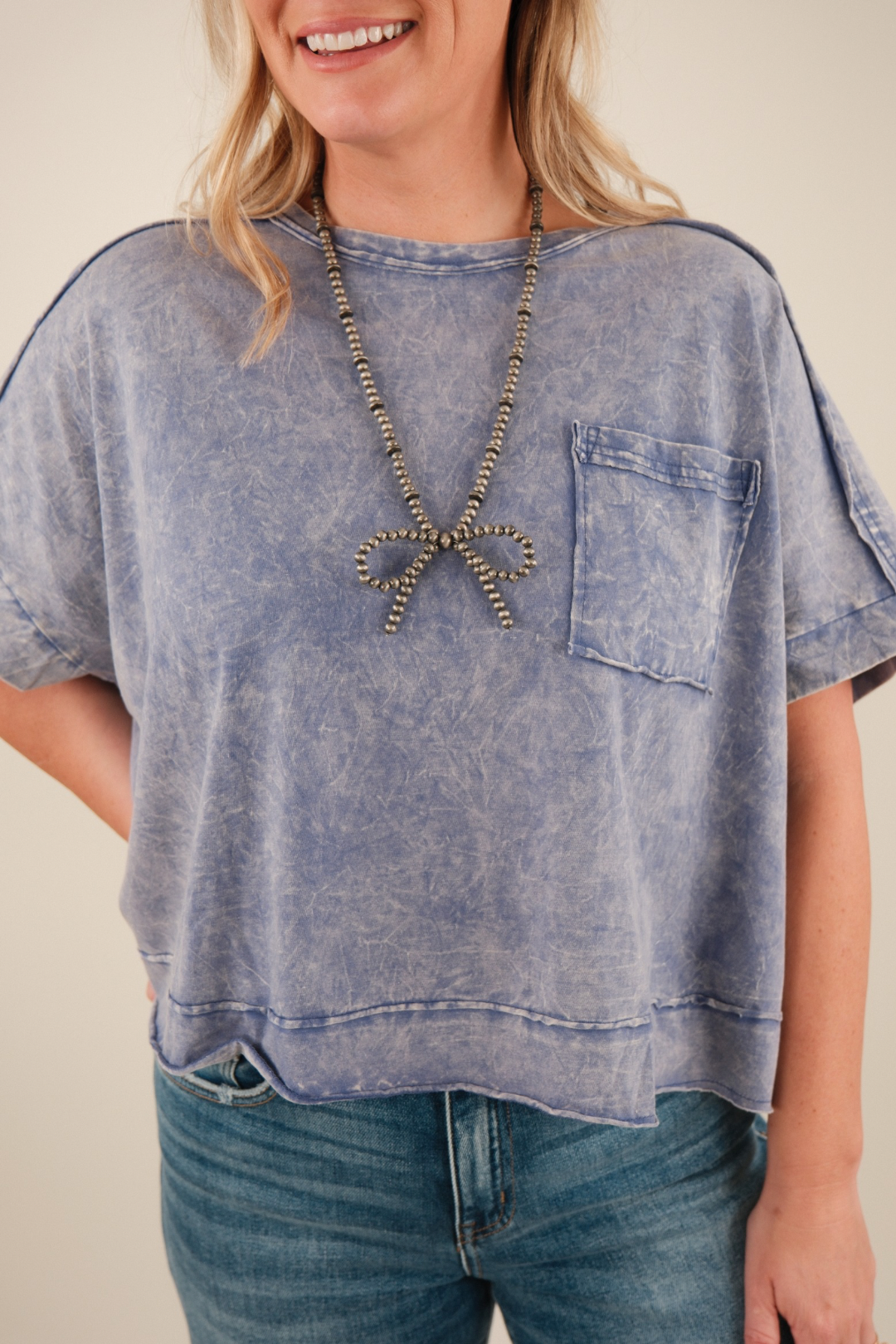 Everyday Edgy Pocket Tee - Marlin