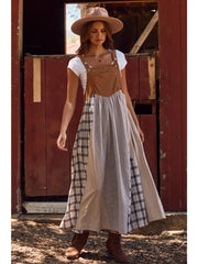 Dusty Meadow Overall Dress