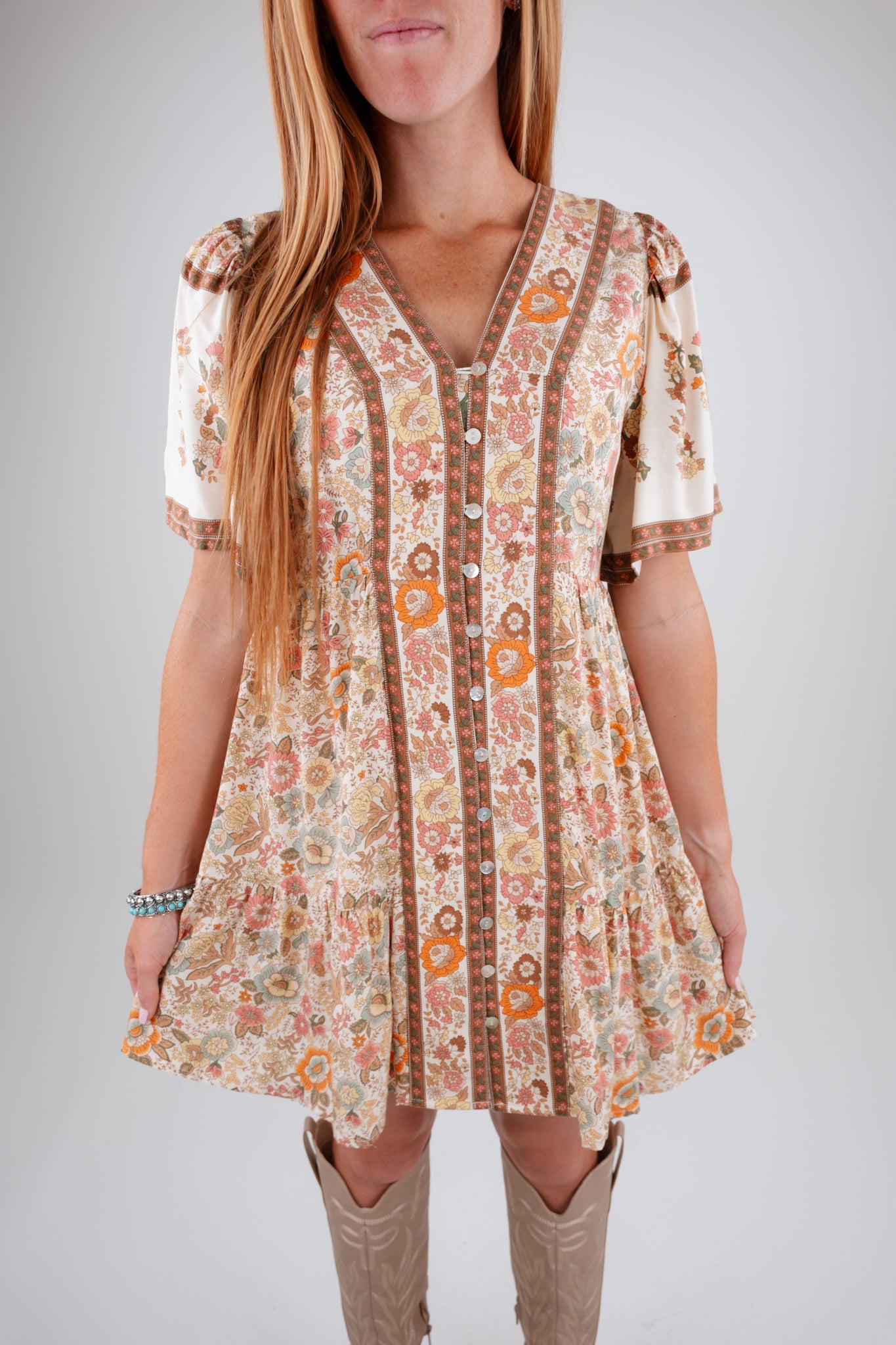 Wander Bloom Mini Dress