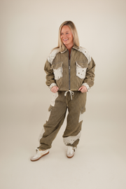 Olive Canyon Quilted Set