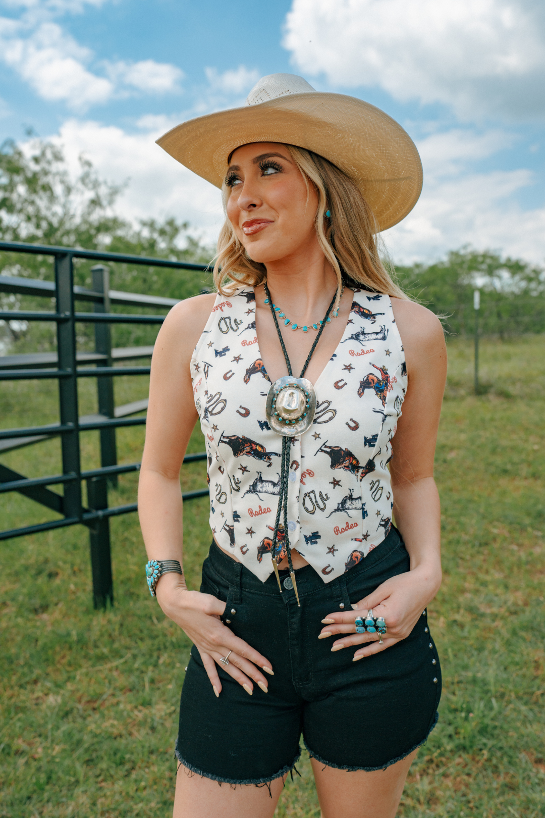 Longhorn Legend Western Vest