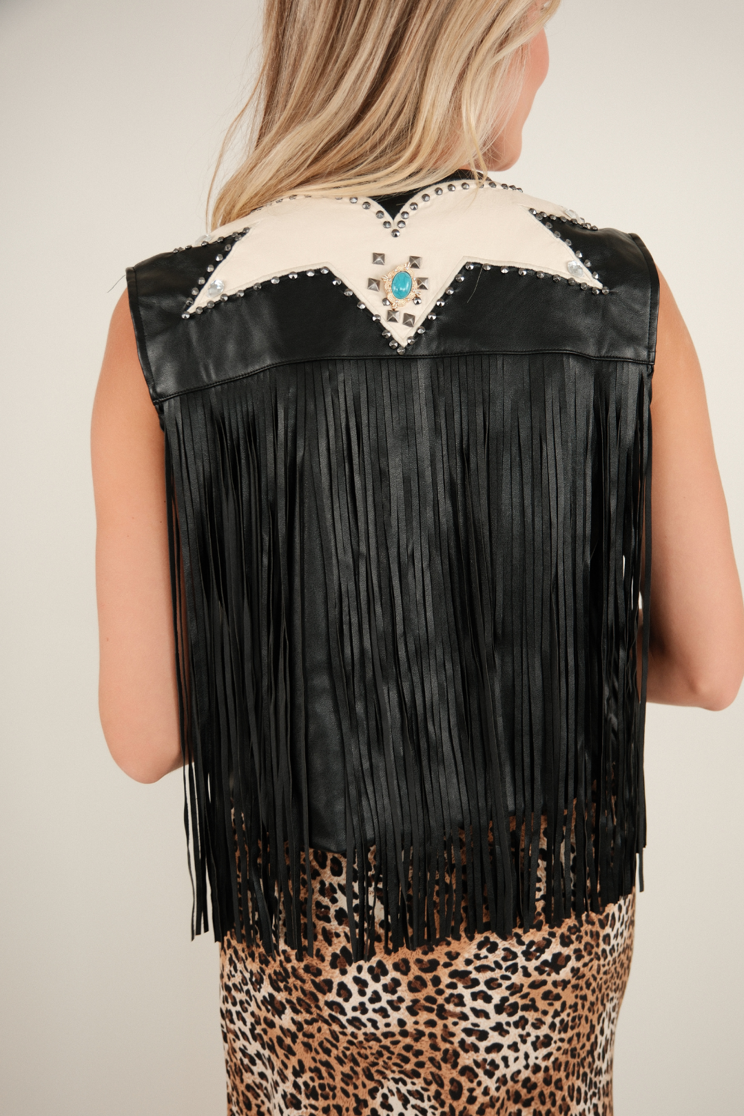 Aura Of An Outlaw Rhinestone Vest
