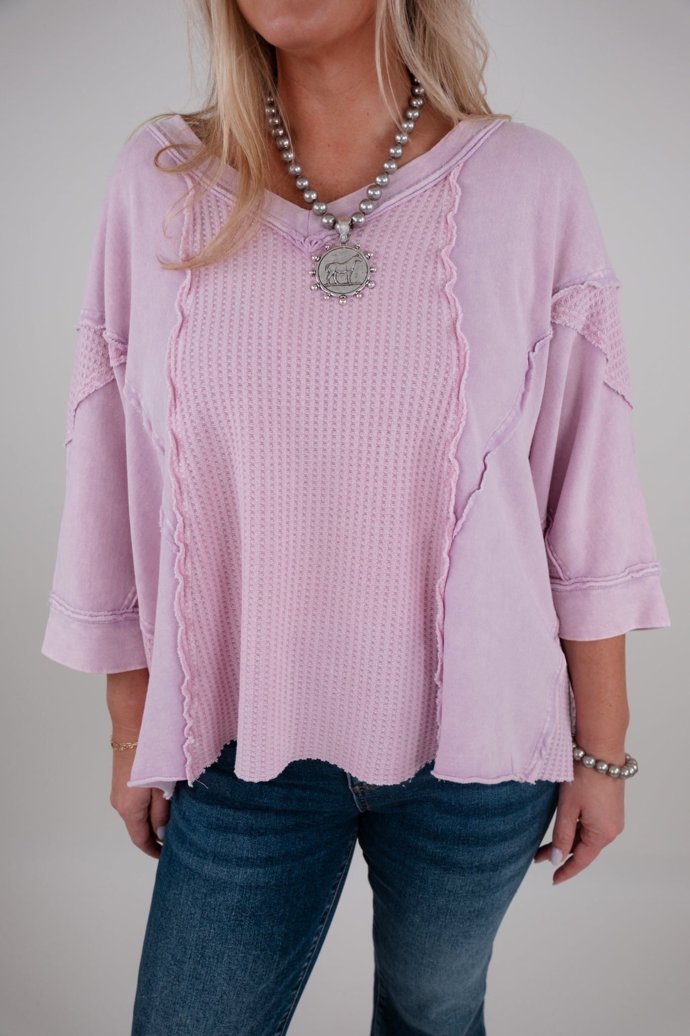 Lavender Dreams Mineral Wash Top