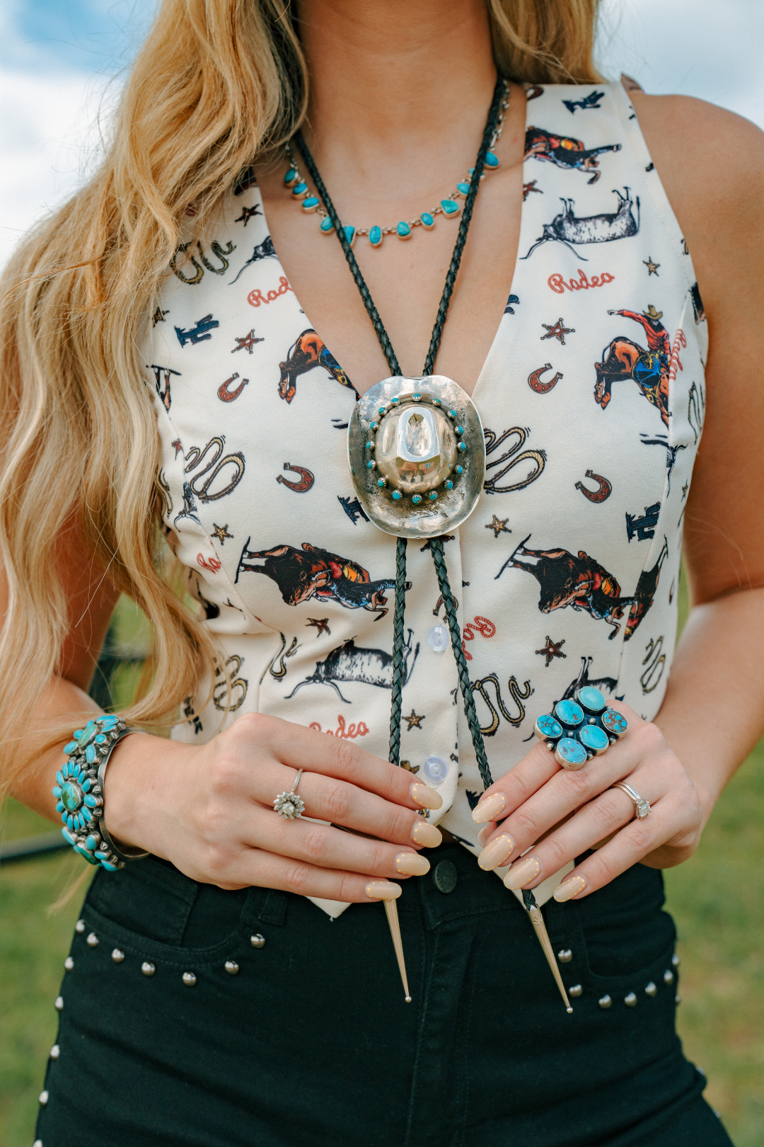 Longhorn Legend Western Vest
