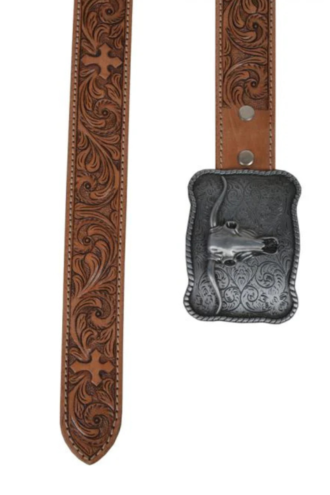Iron Horn Western Belt