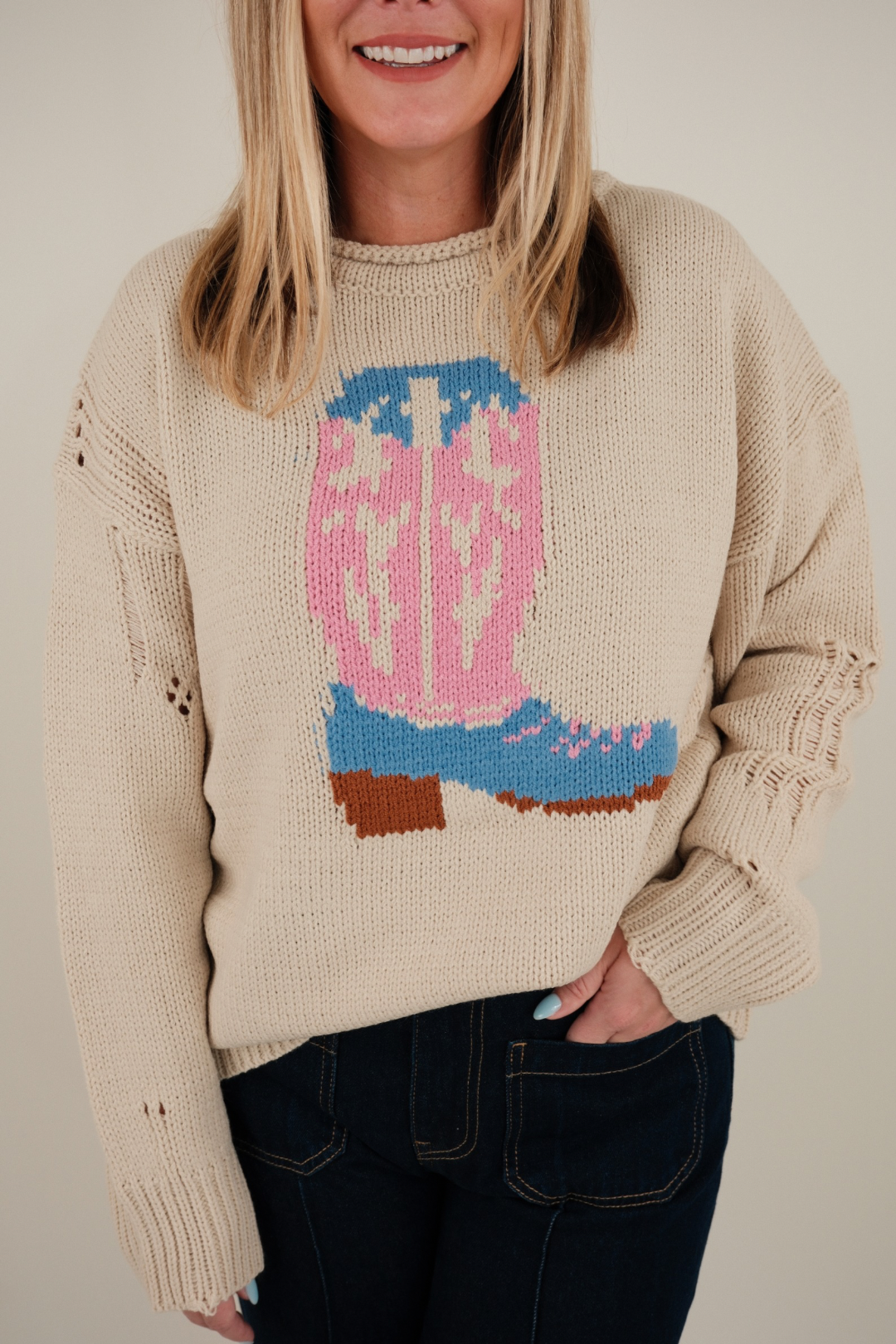 Boots & Dreams Knit Sweater