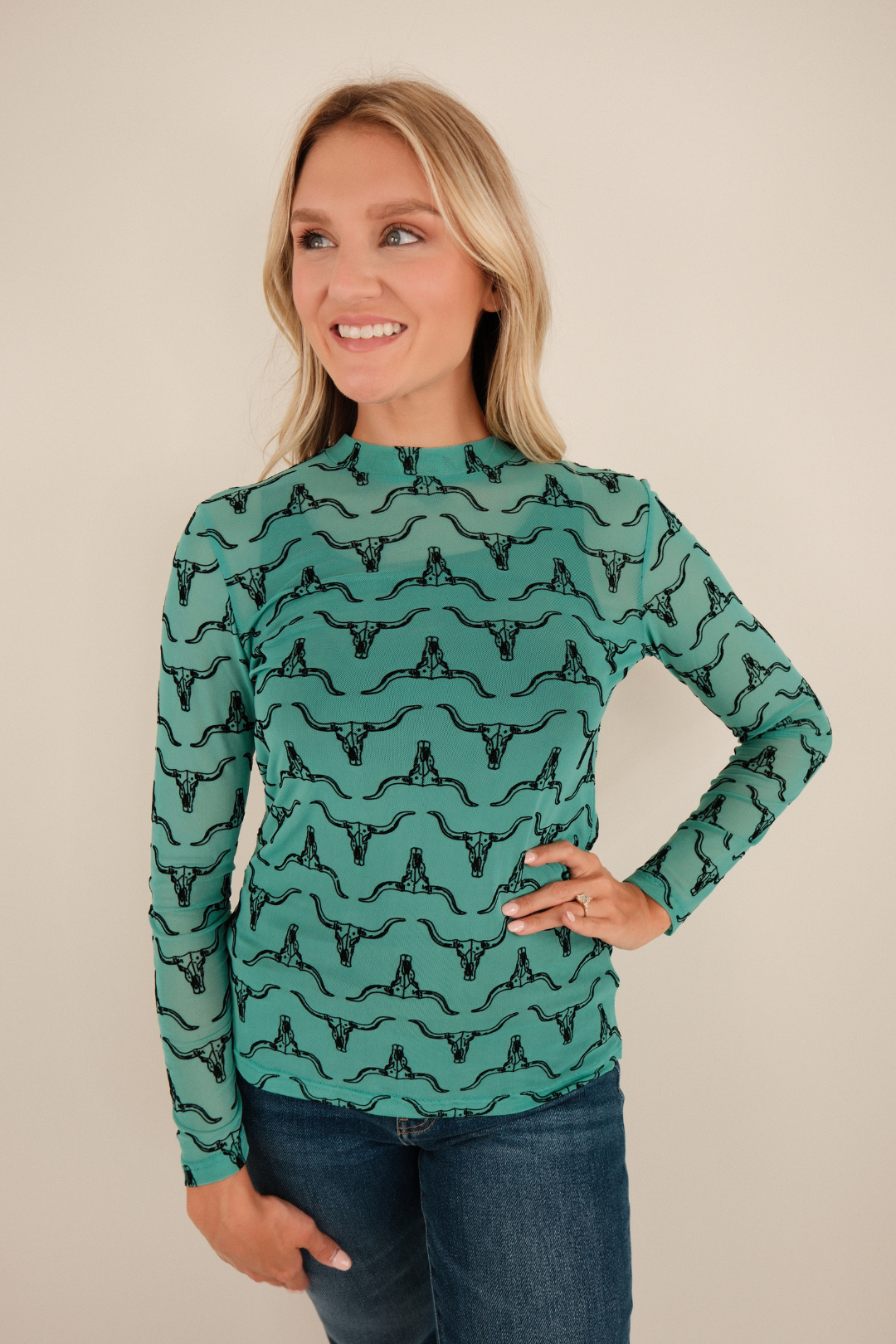 Regal Rodeo Mesh Top