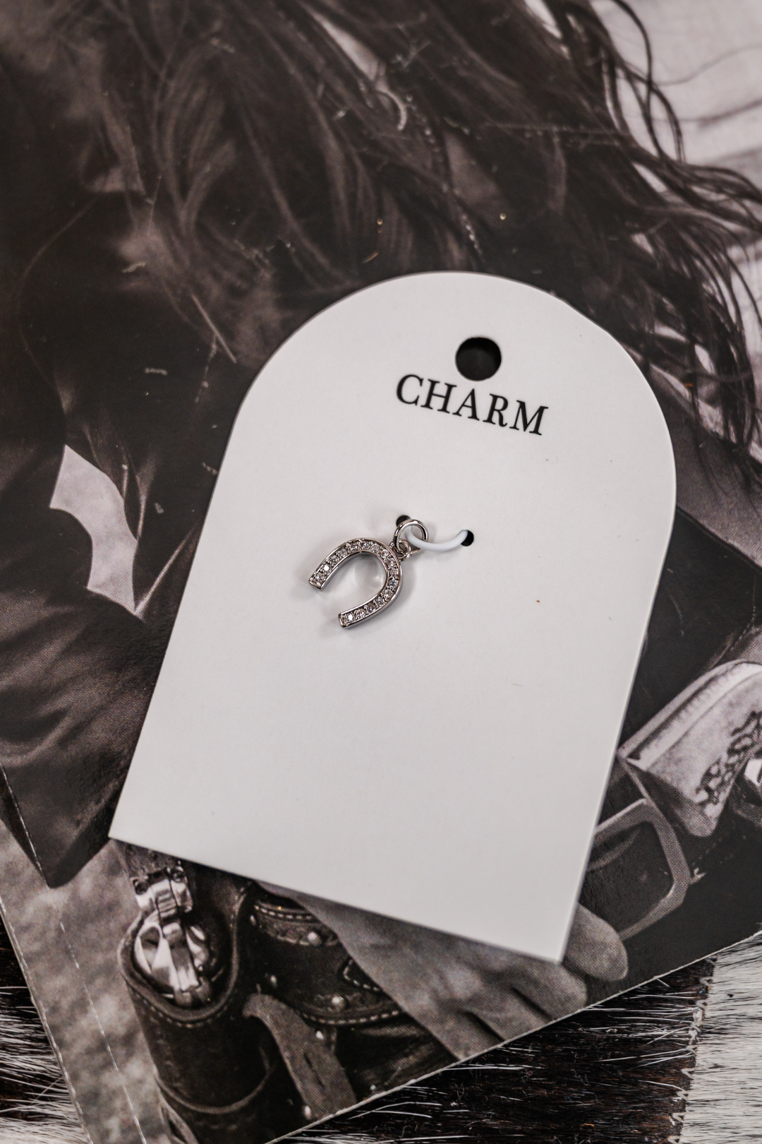 Mini Lucky Horseshoe Add-On Charm