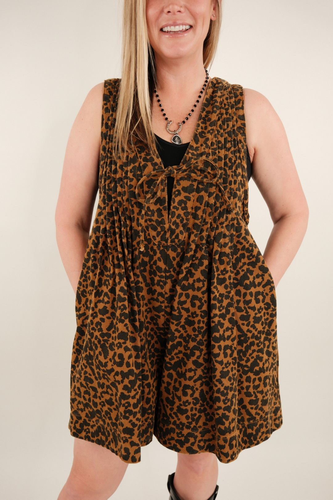 Cheetah Chic Romper