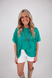 The Easy Rider Tee - Kelly Green