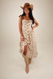 Saddle Rose Ribbon Dress