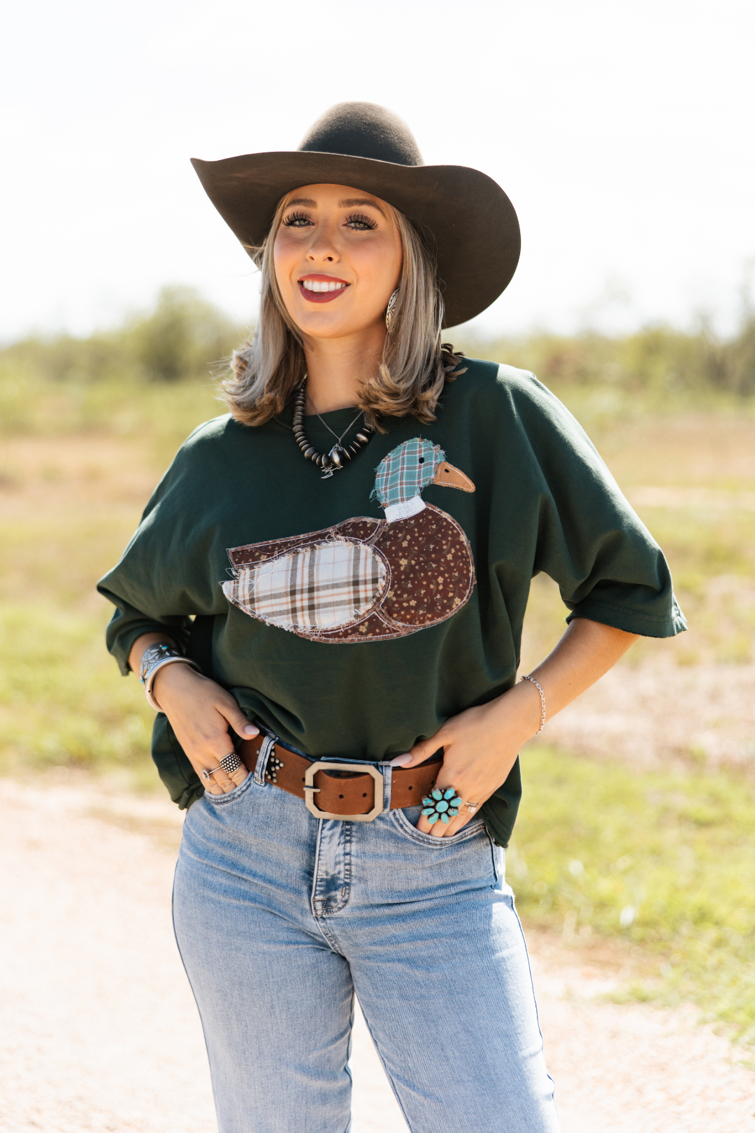 Mallard Moment Patchwork Tee