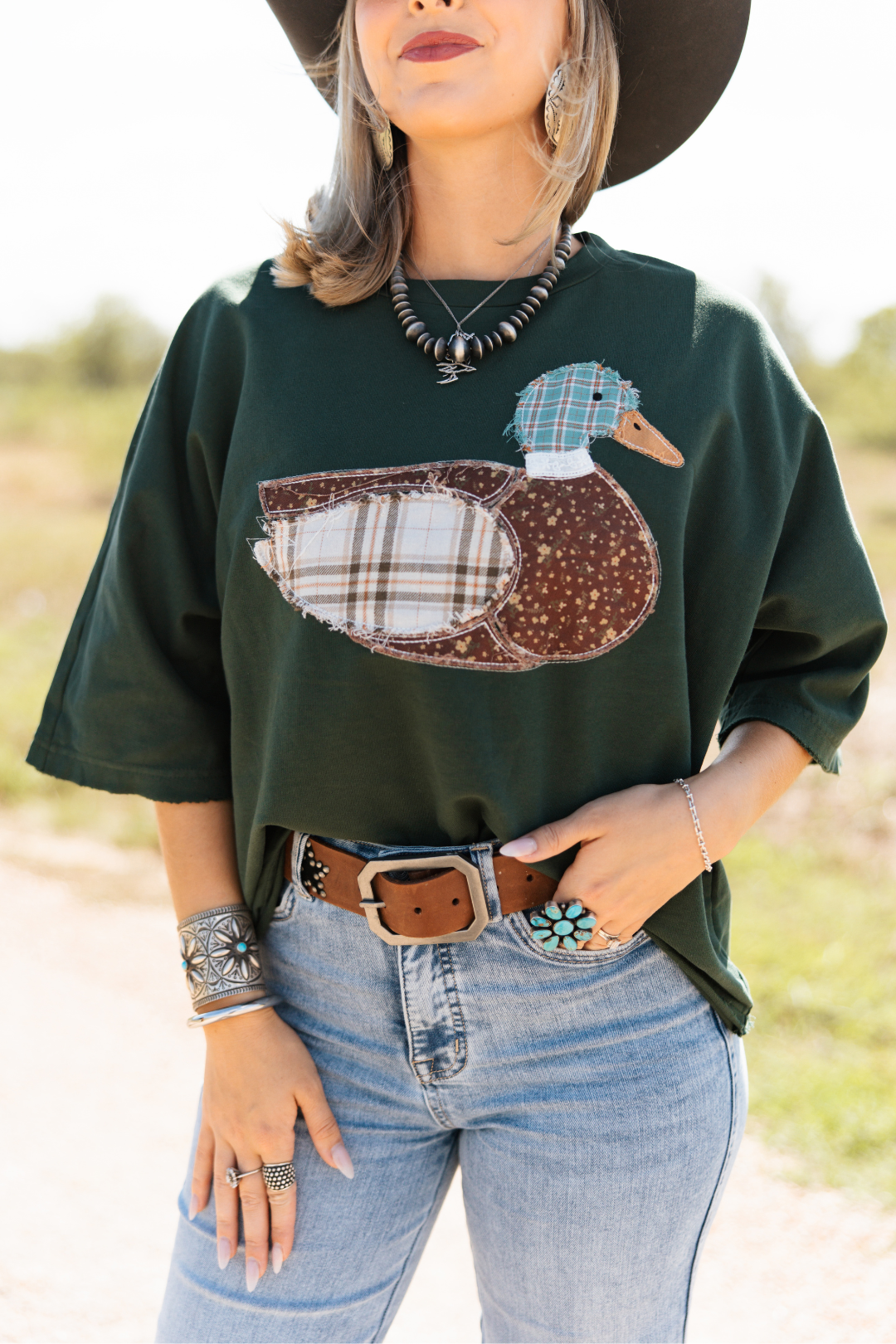 Mallard Moment Patchwork Tee