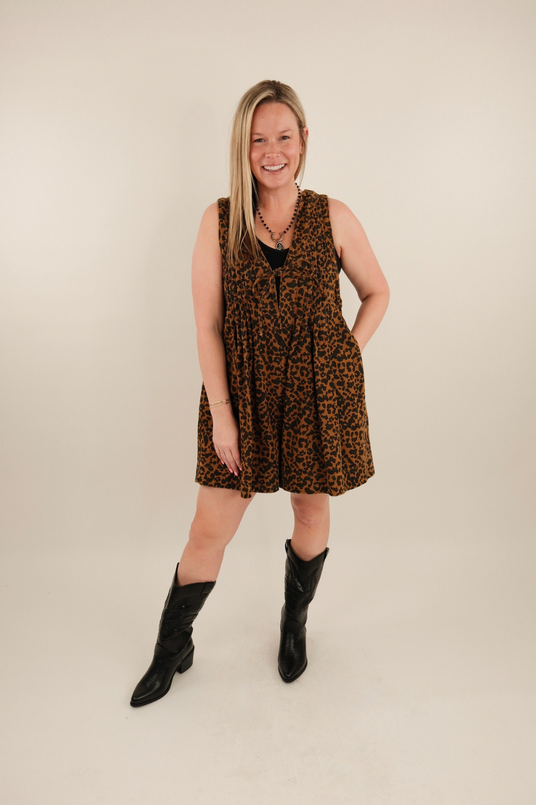 Cheetah Chic Romper