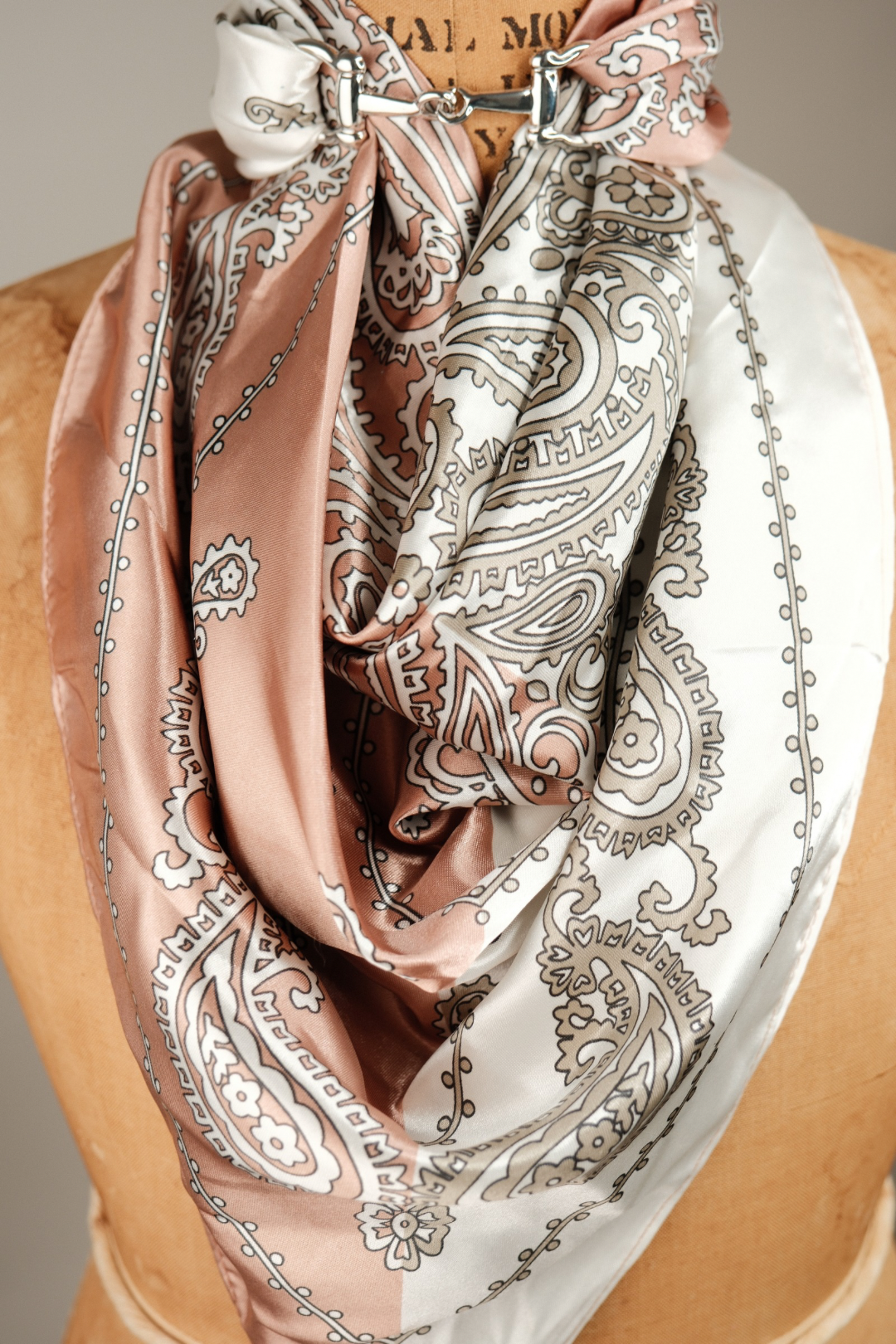 Prairie Winds Silk Paisley Scarf