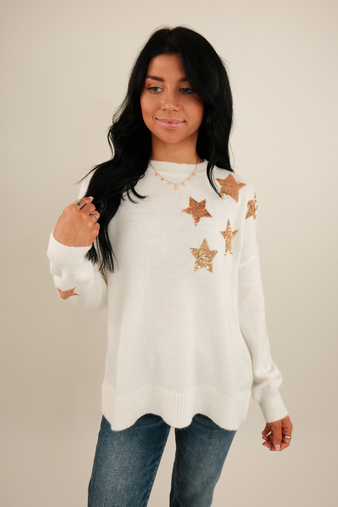 Lone Star Sequin Sweater