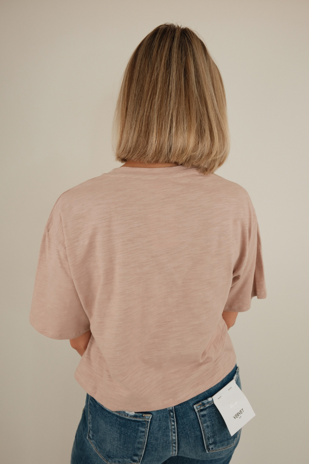 Lucky Lace Cropped Tee