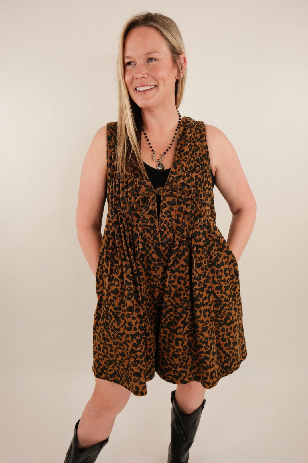 Cheetah Chic Romper