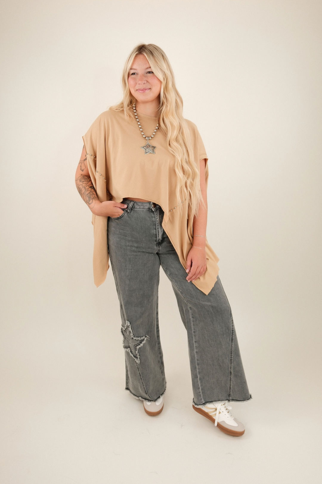 Starlight Stride Wide Leg Jeans
