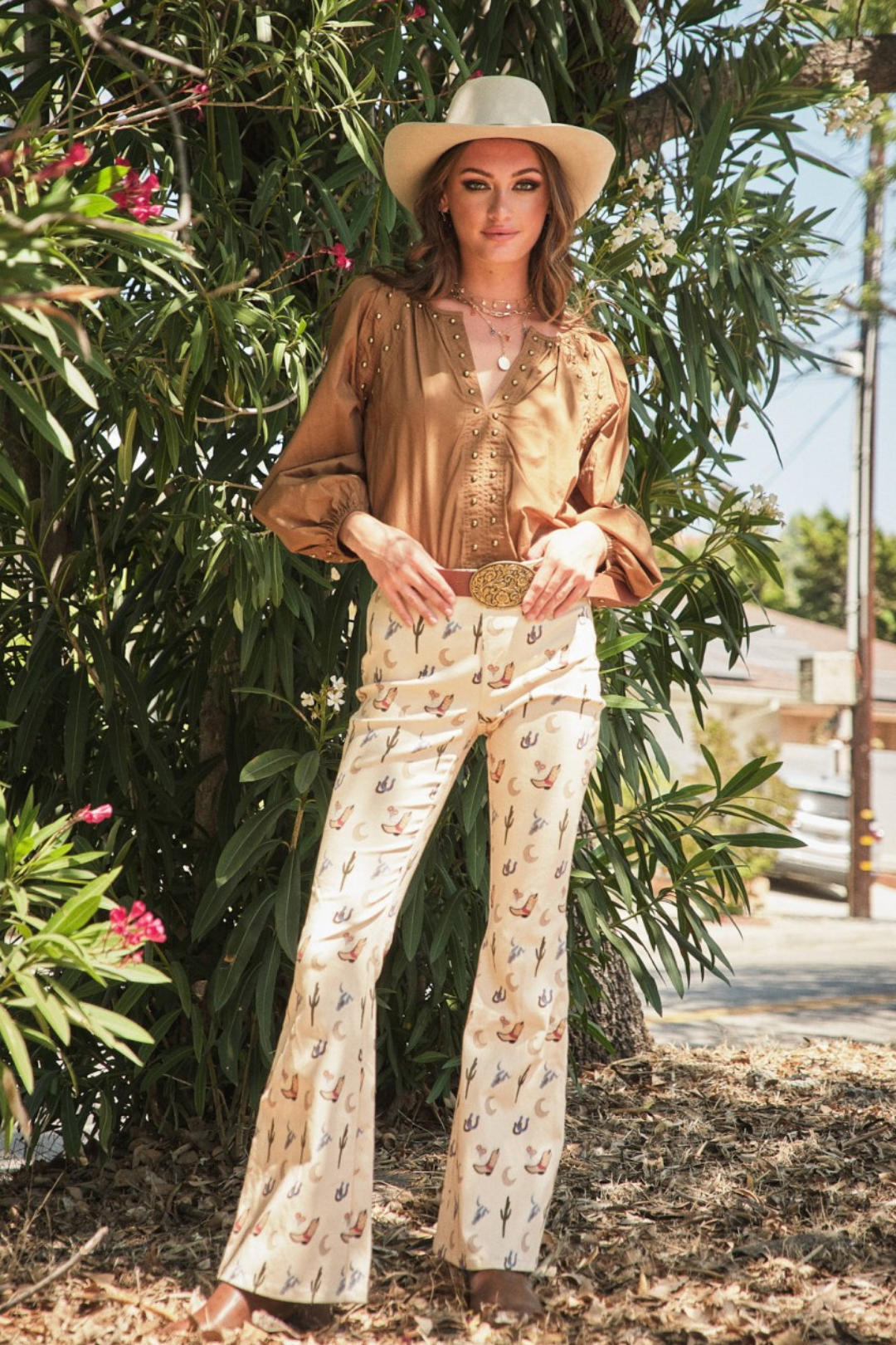 Dusty Mesa Studded Blouse