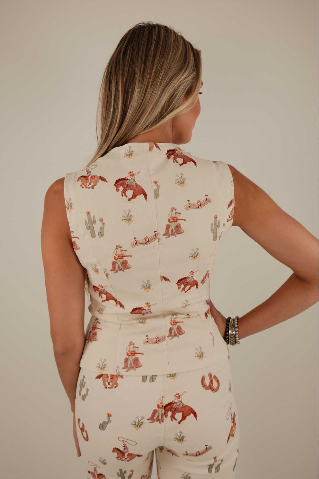 Prairie Daydream Western Darted Vest