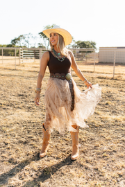 Desert Story Mesh Skirt